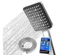 High Pressure Shower Head and Hose Set[TESTSIEGER], Shower Head with 6 Mode