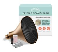 High Pressure Shower Head Filter for Hard Water - Shower Filter to Remove Impurities for Healthier Scalp, Skin & Hair - Support Hair Growth & Minimize Breakage - Brass