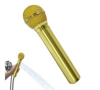 High Pressure Shower Head - Microphone Shaped Rainfall Showerhead, Funny Retro Handheld Design, Aluminum Alloy Water Spray Head | for Home Travel RV Dormitory Hotel Spa Adults Kids