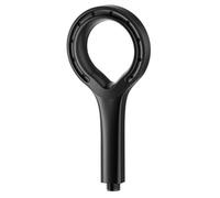 High Pressure Shower Head - Rain Shower Boost for Home Bathroom with Black Holder - Stylish Heart Ring Design for Ultimate Shower Experience & Mixer Accessories