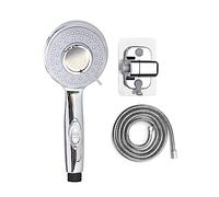 High-Pressure Shower Head Set with Hose 5 Modes Rainfall Bathroom Shower On/Off Switch Adjustable Nozzle for Ultimate Comfort and Spa Experience