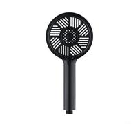 High Pressure Shower Head with 5 Modes & Filter - Water Saving Handheld Sprayer for Hard Water, Turbocharged Flow, Easy Install Bathroom Replacement, Black