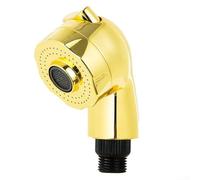 High-Pressure Shower Head With Dual Modes Energy, Efficient Plastic Shampoo Sprayer For Salon Sink Gold 55Mm Diameter Hair Washing