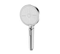 High Pressure Shower Heads 5-Modes Large Panel Booster Showerhead Multi-Functional High Pressure Handheld Shower Head Bathroom Accessories