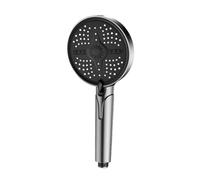 High Pressure Shower Heads 5-Modes Large Panel Booster Showerhead Multi-Functional High Pressure Handheld Shower Head Bathroom Accessories