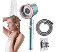 High Pressure Shower Heads - Adjustable Manual Connection with Flexible Hose, Filtration | Bathroom Home Commercial Hotel High Pressure Manual Shower Head
