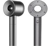 High Pressure Shower Heads, Hard Water Filter Shower Head with 1.5m Shower Hose and Shower Stand,4 Spray Jet Modes with Pause Switch, Handheld Massage Filter Showerhead Grey