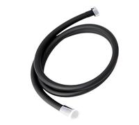 High Pressure Shower Hose Bathroom Accessories Flexible Handheld Anti Winding GI/2 Universal Hose(1.5m Black)