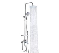 High pressure shower set, stainless steel tubing kit, spray system, portable bathroom amenities