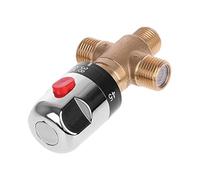 High Pressure Solid Brass G1/2 Male 3 Way Thermostatic Mixing Valve