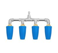 High Pressure Spray Nozzle, Portable Cordless Pressure Washers, Quad Rust Resistant Ergonomic Water Sprayer | Quick Connect Garden Hose Nozzle For Car Washing Watering Gardening Cleaning Yards Home