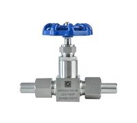 High Pressure Stainless Steel Needle Valve for Water, Oil, and Gas - DN6 DN8 DN10 DN15 DN20 DN25 Solenoid Valve 1pc(DN15 OD18mm 316)