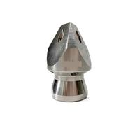 High Pressure Stainless Steel Sewer Drain Cleaning Nozzle Jetter Head Dredging Spray(3I4 Female 40LPM)