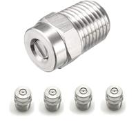High Pressure Stainless Steel Spray Tip, Pressure Washer Surface Cleaner Nozzle, Replacement Thread Nozzle(25°,1.07mm(0.042in))