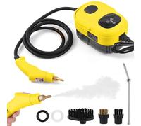 High Pressure Steam Cleaner, 2500W High Temperature Pressurized Cleaning for Kitchen Bathroom Furniture Car, Touch Screen with 6 Adjustable Steam Levels, 1100ml Tank