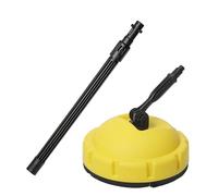 High Pressure Surface Cleaner for Karcher K1 -K7,Patio Cleaner for Pressure Washer,Power Washer Attachment for Karchers,Pressure Washer Rotary Brush Accessories for Road,Car,Yard (A)