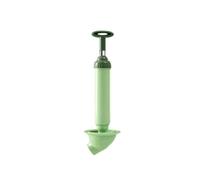 High Pressure Toilet Plunger with Strong Suction Power - Drain Cleaner Tool for Bathroom Sink Shower and Sewer Clogs (Green)(Green Skin Suction)