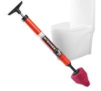 High Pressure Toilet Unblock A Shot | 66x10cm Unclogger Ergonomic Handle Plunge Tool Air Plunger | Versatile Clog Remover, Toilet Pipe Plunger Plumbing Tool For Kitchen Sink, Bathroom, Clogged Pipe