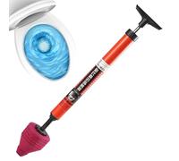 High Pressure Toilet Unblocker Air Plunger - Powerful Drain Unclogger Tool with Ergonomic Handle, for Toilet, Sink, Shower & Bath Pipe Blockages