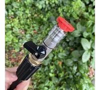 High Pressure Valve for Washer with 4500 PSI Rating Quick Connector and On Off Switch Enables Efficient Water Flow Control and Hose Integration