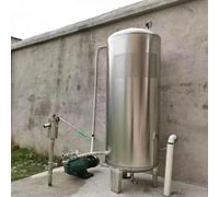 High Pressure Vertical Air Tank, 250L Stainless Steel Water Reservoir for Well Pump, Large Capacity Pressurized Water Storage for Domestic Use