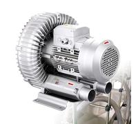 High-Pressure Vortex Ring Blower, 220V/380V Regenerative Blower for Aquaculture Fish Pond Aeration, Industrial Air Pump, Single & Three Phase