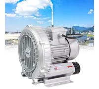 High-Pressure Vortex Ring Blower for Air Blowing or Suction, Efficient Single Phase Centrifugal Blower with Regenerative Technology, Ideal for Industrial Applications