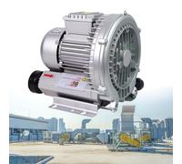 High Pressure Vortex Ring Blower, Regenerative Blower for Sewage Aeration, Aquarium Fish Pond, and Industrial Air Blowing 120W