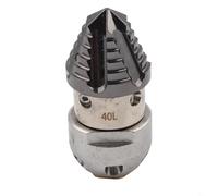 High Pressure Washer 360 Rotary Nozzle In Stainless Steel, G1/2 Thread Sewer Flushing Attachment For Machine Cleaning, 40L Min Flow Rate, 89Mm Style B(B)