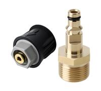High Pressure Washer Adapter for Karcher K2 K3 K4 K5 K6 K7,Quick Release Brass Hose Connector for Kärcher Series M22 14mm High Pressure Cleaners Hose Pipe Fittings Accessories