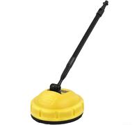 High Pressure Washer Brush for Karcher K2 K3 K4 K5 Series, 20cm Floor Scrubbing Cleaning Tool for 20MPa Rating, Yellow Engineering Plastic Patio Deck Cleaner(A)