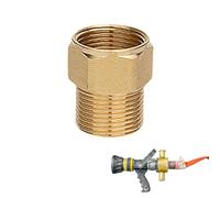 High Pressure Washer Coupler Metric M22 14mm Male to M22 14mm Female Reducer Thread Connector Internal Thread Fitting Reducing Bushing Hose Garden Water Pipe Hex Bushing Reducer Adapter 4500 PSI