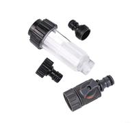 High Pressure Washer Filter Kit with Valve and Connector, 3-Piece Set for Karcher G3/4, Includes Regulator and Quick Adapters for RVs, Boats, Garden Pumps