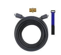 High Pressure Washer Gun Hose Wash Extension Pipe M22 Brass Adapter Quick Connector Converter Fitting,Compatible for Karcher Pressure Washer(8M)