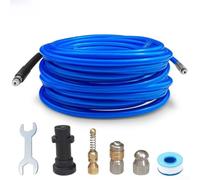 High Pressure Washer Hose 15m Replacement for Karcher K2-K7 with Quick Connect - Flexible PVC Pipe for Car Patio Cleaning(15 Meters)