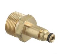 High Pressure Washer Hose Pipe Quick Connector Convert Tool, M22 Adapter in elegant gold color (for AR)