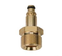 High Pressure Washer Hose Pipe Quick Connector Convert Tool, M22 Adapter in elegant gold color (for Four series)