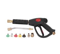 High Pressure Washer Metal 4000 PSI 1/4in Joint Foam Sprayer with 7 Nozzle Tips for Car Cleaning Driveways Roofs