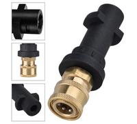 High Pressure Washer Nozzle Adapter 1/4 Inch Quick Connect, Copper Stainless Steel Fitting Compatible with for KARCHER K2-K6 Series for Car, Motorcycle, Truck and Garden Cleaning