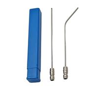 High Pressure Washer Nozzle Kit - Stainless Steel Flush Wand Extension Spray Tips | 1/4 Inch Fast Interface | Car Interior Home Garage Garden Patio Radiator Heater Washing Machine Hardware Gear
