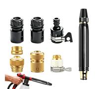 High Pressure Washer Nozzle | Power Sprayer Hose,Long-Range Pressure Washer Sprayer | for Garden Lawn Garage Outdoor Backyard Patio Fence Deck Driveway Sidewalk