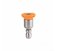 High Pressure Washer Nozzle Set 1/4 Inch Quick Connect for Karcher Cars & Patios - 4 Colour Coded Stainless Steel Tips Rotatable Spray Jet(15)
