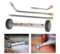 High Pressure Washer, Pressure Washer, Pressure Washer Accessories, Portable Stainless Steel Water Mop 4 Spray Nozzles with Extension Wands and Cleaner