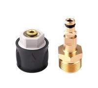 High Pressure Washer Quick Connect Adapter for Karcher K2 K3 K4 K5 K6 K7 Series M22 14mm Fitting Connector Brass High Pressure Washer Adapter for Hose Pipe Kärcher, Yili, Lutian, Liqi