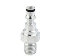 High Pressure Washer Quick Connect Kit for m14 M22 Adapter for LAVOR for vax - Alloy Hose Fitting Set for Jet Wash and Car Cleaning Silver(M14 Flat Adapter)