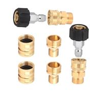 High Pressure Washer Quick Connection Set Corrosions Resistant Pressure Cleaner Quick Connector Set Simple Installation High Washer