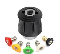 High Pressure Washer Quick-Fitting Pipe Coupling M22 to Nilfisk / M22F to Bosch AQT Aquatak Quick Connect Hose Compatible Metal Insert Hose Adaptor Connector Adapter for Nilfisk/Bosch Washer