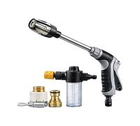 High Pressure Washer Sprayer - Heavy Duty Metal Wand, Leak Proof Water Spray Gun, Adjustable Nozzle Kit, Industrial Level Flow | For The