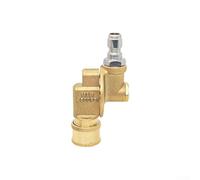 High Pressure Washer Swivel Fitting 4500PSI with Quick Disconnect - Brass and Steel Adapter for Hose and Wand(7 Gears)