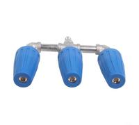 High Pressure Washer Turbo Nozzle With Dual Rotating Tips 360 Degree Spin For 1/4 Inch Quick Connect Stainless Steel Cleaning Wand Blue Red(blue)